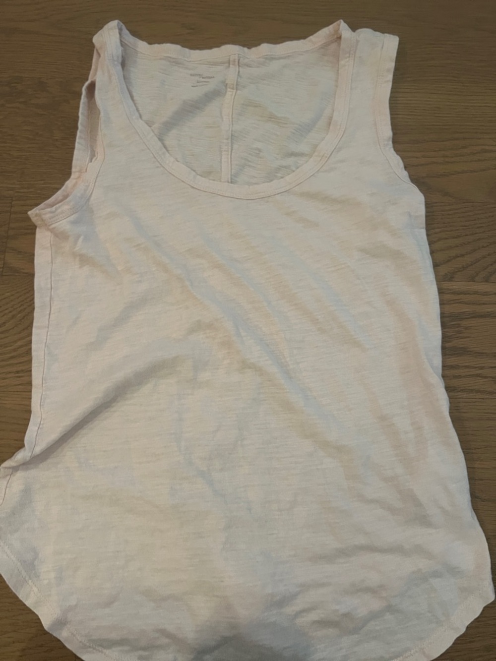 Daily Ritual Pale Pink Scoop Neck Tank Top